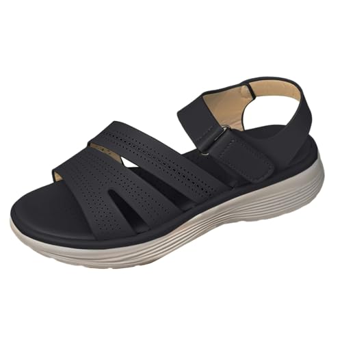 Orthopädische Sandalen Hallux Valgus Sandalen für Sport und Outdoor, für Damen, Sommer, bequeme Schuhe, Hausschuhe, Sommer, 2025, für orthopädische geschlossene Schuhe, Schwarz, 39 EU Orthopädische Sandalen Hallux Valgus Sandalen für Sport und Outdoor, für Damen, Sommer, bequeme Schuhe, Hausschuhe, Sommer, 2025, für orthopädische geschlossene Schuhe, Schwarz, 39 EU von Générique