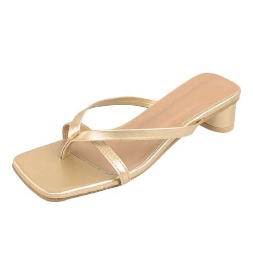 Sandalen mit Absatz für Damen, Sandalen, Sommer, bequem, Chunky, mit Absatz, für Kleider und Partyschuhe, offener Zehenbereich, mit komfortablem Absatz, hohe Absätze, Schnürschuhe, Sommerschuhe, B Sandalen mit Absatz für Damen, Sandalen, Sommer, bequem, Chunky, mit Absatz, für Kleider und Partyschuhe, offener Zehenbereich, mit komfortablem Absatz, hohe Absätze, Schnürschuhe, Sommerschuhe, B von Générique