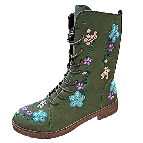 Schwarze Damen-Stiefel, knöchelhoch, modisch, klassisch, runder Zehenbereich, seitlicher Reißverschluss, lässig, einfarbig, bequem, mit Chelsea-Stiefel, Grün A., 41 EU Schwarze Damen-Stiefel, knöchelhoch, modisch, klassisch, runder Zehenbereich, seitlicher Reißverschluss, lässig, einfarbig, bequem, mit Chelsea-Stiefel, Grün A., 41 EU von Générique