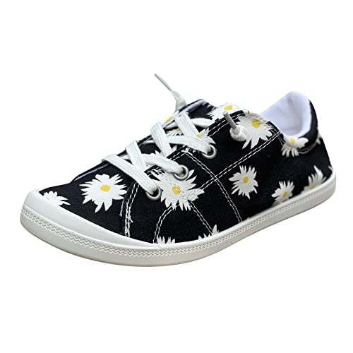 Sneaker und Sportschuhe für Damen, Mode, Sommer, leicht, atmungsaktiv, Sneaker, Segeltuch, Damen, flach, bequem, Mokassin, weich, Sneaker, lässig, Sommer, bequem, Laufschuhe, Wanderschuhe, 01 Schwarz Sneaker und Sportschuhe für Damen, Mode, Sommer, leicht, atmungsaktiv, Sneaker, Segeltuch, Damen, flach, bequem, Mokassin, weich, Sneaker, lässig, Sommer, bequem, Laufschuhe, Wanderschuhe, 01 Schwarz von Générique