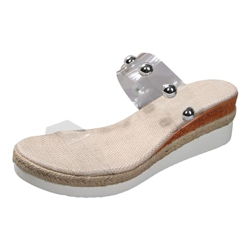 Sommerschuhe für Damen, Sandalen, Hausschuhe, orthopädisch, Zehenschuhe, atmungsaktiv, Flip-Flops, Sommer, Silber B, 41 EU Sommerschuhe für Damen, Sandalen, Hausschuhe, orthopädisch, Zehenschuhe, atmungsaktiv, Flip-Flops, Sommer, Silber B, 41 EU von Générique