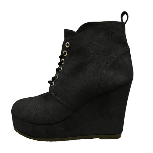 Stiefeletten für Damen, Leder, Freizeit, Cowboy, bequem, lässig, Chelsea-Stiefel, Retro-Stil, bequem, halbhoch, modisch, klassisch, Schwarz 2, 36 EU Stiefeletten für Damen, Leder, Freizeit, Cowboy, bequem, lässig, Chelsea-Stiefel, Retro-Stil, bequem, halbhoch, modisch, klassisch, Schwarz 2, 36 EU von Générique