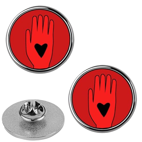 2 Pcs Ceasefire Pin, Pray For Peace, Round Button Badge Pins, Unique Ceasefire Enamel Pin, Peace Awareness Pins Brooch For Women Men Kids von Generisch