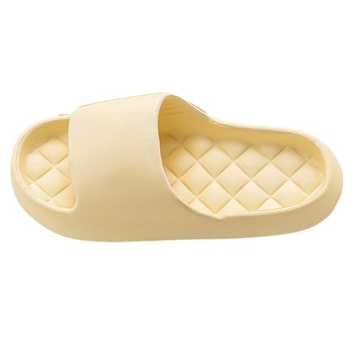 2025 rutschfeste Hausschuhe für Männer und Frauen, Duschpantoffeln, sehr leichte, Dicke Sohle, dämpfende, weiche Sandalen mit offener Spitze für Zuhause, Compatible with Motorrad Schuhe (Yellow, 38) 2025 rutschfeste Hausschuhe für Männer und Frauen, Duschpantoffeln, sehr leichte, Dicke Sohle, dämpfende, weiche Sandalen mit offener Spitze für Zuhause, Compatible with Motorrad Schuhe (Yellow, 38) von Generisch
