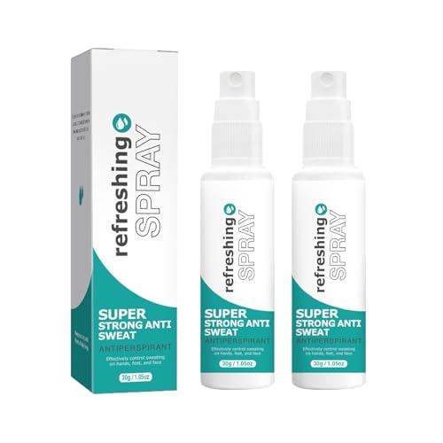 2PC Antitranspirant Deo Spray gegen starkes Schwitzen, Anti Schweiß Deo, Schwitzen am Kopf, Hyperhidrose mit Langzeitschutz, Anti transpirant für Männer & Frauen 30g 2PC Antitranspirant Deo Spray gegen starkes Schwitzen, Anti Schweiß Deo, Schwitzen am Kopf, Hyperhidrose mit Langzeitschutz, Anti transpirant für Männer & Frauen 30g von Generisch