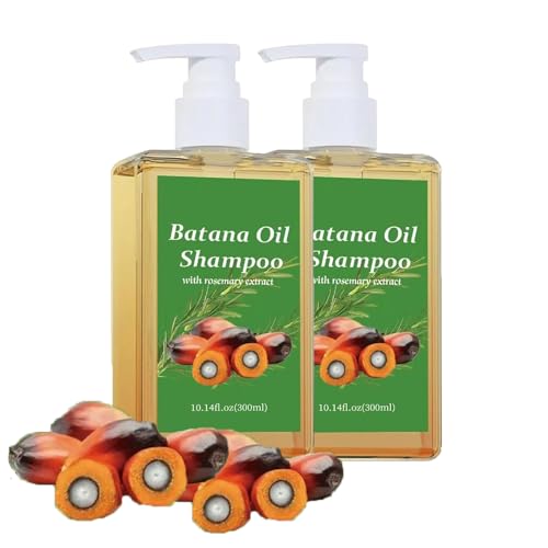 2PC Batana Oil Rosemary Shampoo, Ernährend, Regenerierende, Reduziert Haarausfall, Geeignet für Männer und Frauen, Fördert Wachstum, Weiches voluminöses Haar 2PC Batana Oil Rosemary Shampoo, Ernährend, Regenerierende, Reduziert Haarausfall, Geeignet für Männer und Frauen, Fördert Wachstum, Weiches voluminöses Haar von Generisch