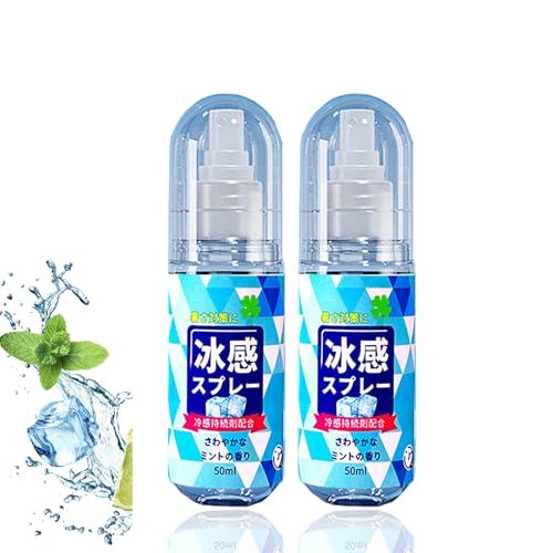 2PC Kühlspray, Mint Cool Spray, Kühlspray Für Heißes Wetter, Kältespray Eisspray, Natürlicher Minzspray Kühlendes Gesichts spray, Eis Spray Kühlendes Körperspray, Mint Kühlspray Für Gesicht Und Körper 2PC Kühlspray, Mint Cool Spray, Kühlspray Für Heißes Wetter, Kältespray Eisspray, Natürlicher Minzspray Kühlendes Gesichts spray, Eis Spray Kühlendes Körperspray, Mint Kühlspray Für Gesicht Und Körper von Generisch