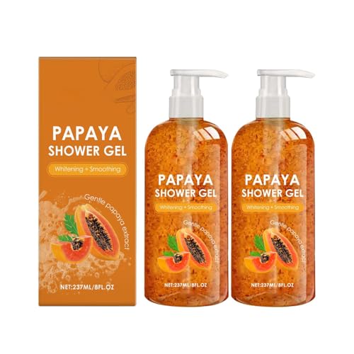 2PCS Papaya Duschgel 237ml – Sanftes Aufhellendes Körperwaschmittel Für Männer & Frauen – Leichte Textur, Sanfte Reinigung, Frischer Und Anhaltender Duft, Ideal Für Tägliche Dusche & Ganzkörperpflege 2PCS Papaya Duschgel 237ml – Sanftes Aufhellendes Körperwaschmittel Für Männer & Frauen – Leichte Textur, Sanfte Reinigung, Frischer Und Anhaltender Duft, Ideal Für Tägliche Dusche & Ganzkörperpflege von Generisch