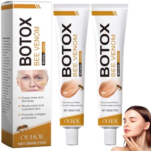2PCS Venom Creme Anti Falten Sofort, Venom Bienengift Anti Aging Creme Frauen, Bienengift Anti Falten Creme, Bienengift Gesichtscreme für Alle Hauttypen 2PCS Venom Creme Anti Falten Sofort, Venom Bienengift Anti Aging Creme Frauen, Bienengift Anti Falten Creme, Bienengift Gesichtscreme für Alle Hauttypen von Generisch