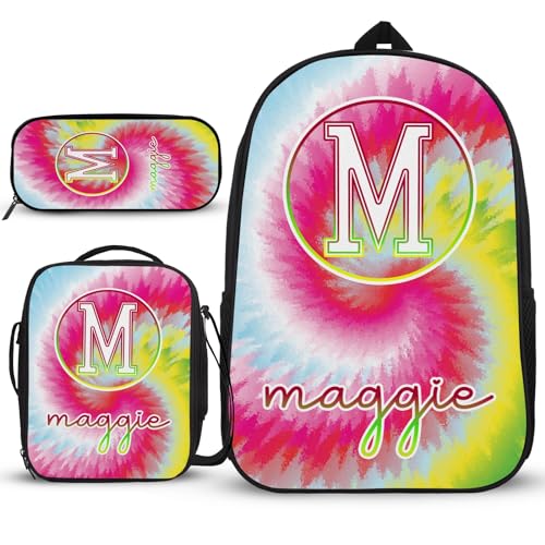 3-teiliges Rucksack-Set, Rucksacktasche, atmungsaktiver Rucksack, Mädchen-Rucksäcke im Alter von 8–12 Jahren, 3-teilig mit Umhängetasche und Federmäppchen, Geschenke für 14-jährige Mädchen, von Generisch