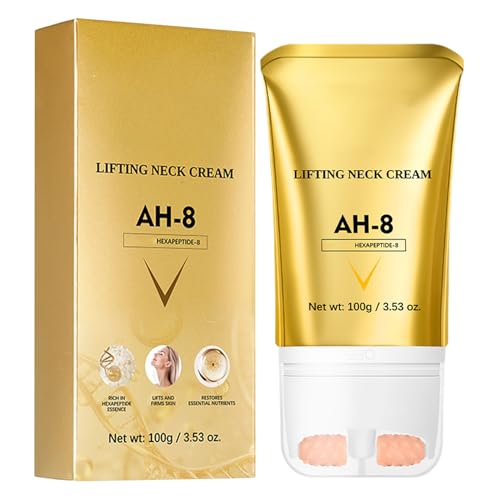 Ah-8 Straffende Nackencreme – Nackencreme mit Doppelrollen-Massage | Straffung und Lift zum Heben, Glätten und Straffen | Bodylotion für Frauen, Zuhause und Reisen Ah-8 Straffende Nackencreme – Nackencreme mit Doppelrollen-Massage | Straffung und Lift zum Heben, Glätten und Straffen | Bodylotion für Frauen, Zuhause und Reisen von Generisch