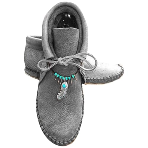 Ankle Boots Damen Sommer Elegant : Mokassins Stiefel Damen Leder Mit Schnürung Niederung Stiefel Zwiegenäht Kurzstiefel Vintage Schlupfstiefel Ethno Cowboystiefel Übergangsstiefel Westernstiefel Ankle Boots Damen Sommer Elegant : Mokassins Stiefel Damen Leder Mit Schnürung Niederung Stiefel Zwiegenäht Kurzstiefel Vintage Schlupfstiefel Ethno Cowboystiefel Übergangsstiefel Westernstiefel von Generisch
