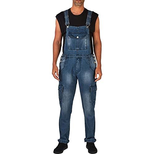 Arbeitslatzhose Jeans Herren Stretch, Latzhose Herren Arbeitshose, Berufsbekleidung Mit Vielen Taschen Strampler Atmungsaktiv Einteilige Einfarbig Onesie Schnell Trocknend Jumpsuit Arbeitslatzhose Jeans Herren Stretch, Latzhose Herren Arbeitshose, Berufsbekleidung Mit Vielen Taschen Strampler Atmungsaktiv Einteilige Einfarbig Onesie Schnell Trocknend Jumpsuit von Generisch
