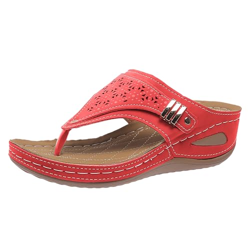 Atmungsaktive Sport-Sandalen aus Netzstoff mit rutschfester Sohle, dicke Flip-Flops, Keilabsatz, Hausschuhe, Damen-Bademantel und Hausschuh-Set, wassermelone, 40 EU Atmungsaktive Sport-Sandalen aus Netzstoff mit rutschfester Sohle, dicke Flip-Flops, Keilabsatz, Hausschuhe, Damen-Bademantel und Hausschuh-Set, wassermelone, 40 EU von Generisch