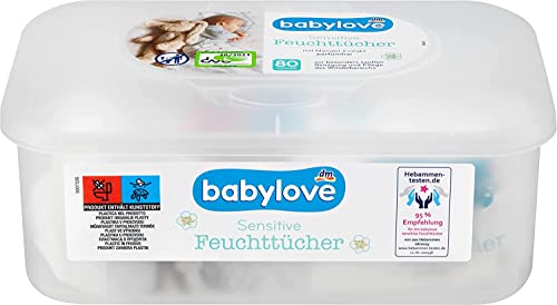 Babylove Artikel (960 Tücher (12x80St), Babylove Feuchttücher sensitive Box) von Generisch