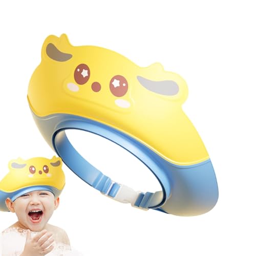 Bademütze für Babys,Babyparty-Mütze - Weicher Duschschutz für Kinder, Cartoon-Baby-Badevisier - Augen- und Gehörschutz-Shampoo, verstellbarer Badehut für Kinder, Kleinkinder Bademütze für Babys,Babyparty-Mütze - Weicher Duschschutz für Kinder, Cartoon-Baby-Badevisier - Augen- und Gehörschutz-Shampoo, verstellbarer Badehut für Kinder, Kleinkinder von Generisch