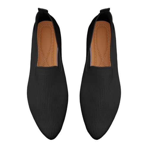 Ballerinas Damen Sportlich, Spitze Zehe Ballerina Schuhe Damen Flach Strick Ballett-Schuhe Mesh Sommerschuhe Slip On Barfußschuhe Flats Schlupfschuhe Halbschuhe Weichen Sohlen Tanzschuhe Ballerinas Damen Sportlich, Spitze Zehe Ballerina Schuhe Damen Flach Strick Ballett-Schuhe Mesh Sommerschuhe Slip On Barfußschuhe Flats Schlupfschuhe Halbschuhe Weichen Sohlen Tanzschuhe von Generisch