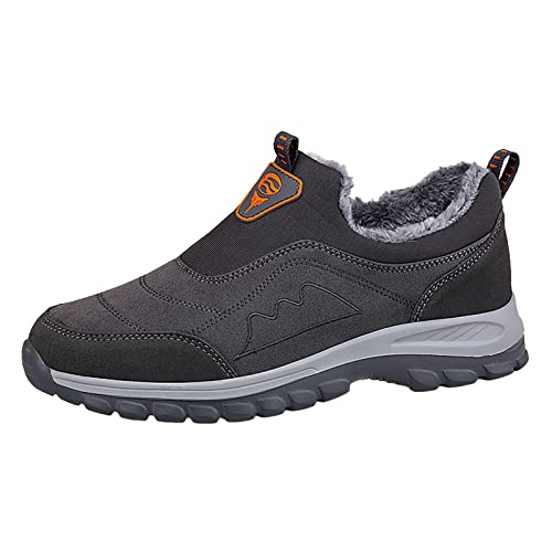 Barfuss Schuhe Herren Warm Outdoorheld Outdoor Winterschuhe Barfuss Schuhe Wasserdicht Wasserfest Winter Barfußschuhe Barfussschuhe Breite Füße Herbst Wandernschuhe von Generisch