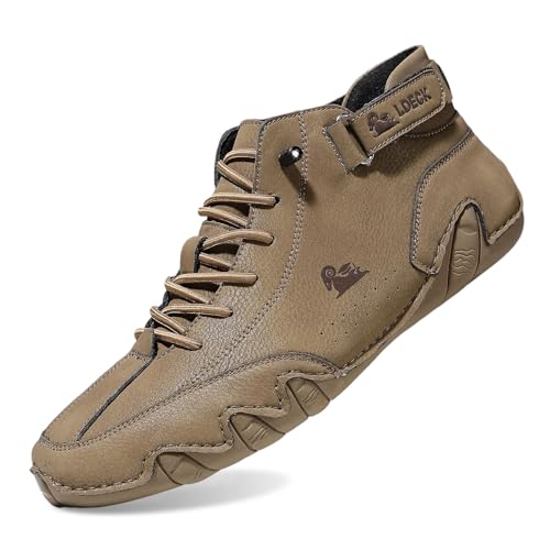 BarfussSchuhe Slip-ins Herren Damen Sommer Wasserdichter Ergonomischer Schmerzlindernder Leder-Barfußschuh Slip-On-Schuhe Leichte Sommerschuhe BarfussSchuhe Slip-ins Herren Damen Sommer Wasserdichter Ergonomischer Schmerzlindernder Leder-Barfußschuh Slip-On-Schuhe Leichte Sommerschuhe von Generisch