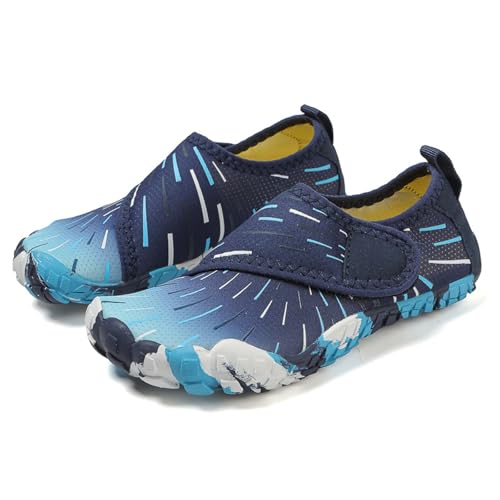Barfußschuhe, Wasserschuhe Kinder Unisex Outdoor Barfussschuhe Jungen Mädchen Atmungsaktiv Schwimmschuhe Slip Stop Aquaschuhe Sommer Strandschuhe Schnell Trocknend Badeschuhe 29-36, Blau, 29 Barfußschuhe, Wasserschuhe Kinder Unisex Outdoor Barfussschuhe Jungen Mädchen Atmungsaktiv Schwimmschuhe Slip Stop Aquaschuhe Sommer Strandschuhe Schnell Trocknend Badeschuhe 29-36, Blau, 29 von Generisch