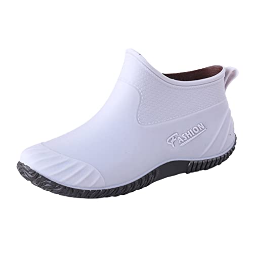 Barfußschuhe Damen Wasserfest Damen Schuhe Mode Frau Regen Schuhe Outdoor wasserdichte Damen Garten Stiefel Schuhe Frauen Stile Damenschuhe Weite H Winter Schuhe Sommer Frauen (Grey, 39) von Generisch