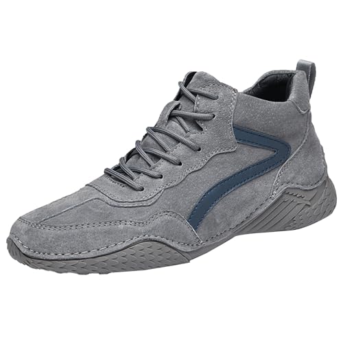 Barfußschuhe Herren Knöchel Hoch Sportschuhe Hoher Schaft Turnschuhe Flache Sohle Fitnessschuhe rutschfest Sneaker Mit Schnürsenkel Outdoorschuhe Bequem Walkingschuhe Casual Freizeitschuhe Barfußschuhe Herren Knöchel Hoch Sportschuhe Hoher Schaft Turnschuhe Flache Sohle Fitnessschuhe rutschfest Sneaker Mit Schnürsenkel Outdoorschuhe Bequem Walkingschuhe Casual Freizeitschuhe von Generisch