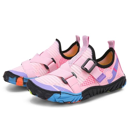 Barfussschuhe Kinder - Breite Turnschuhe für Jungen Mädchen Minimalistische Laufschuhe Walking Schuhe Atmungsaktiv Leicht rutschfest Sneaker Komfortable Barefoot Shoes für Running Freizeit Barfussschuhe Kinder - Breite Turnschuhe für Jungen Mädchen Minimalistische Laufschuhe Walking Schuhe Atmungsaktiv Leicht rutschfest Sneaker Komfortable Barefoot Shoes für Running Freizeit von Generisch