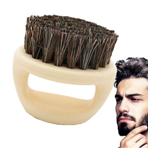 Bart mit Wildschweinborsten - Vintage Bart mit Griff - Bartpinsel für Männer auf Reisen, zu Hause und im Friseurgeschäft, leicht auszuführen Balsam und Öl Bart mit Wildschweinborsten - Vintage Bart mit Griff - Bartpinsel für Männer auf Reisen, zu Hause und im Friseurgeschäft, leicht auszuführen Balsam und Öl von Generisch