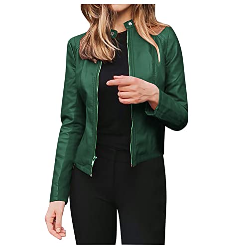 Bikerjacke Damen Biker Oberbekleidung Schlanke Kunstlederjacke Damenjacke Leder Echtlederjacke Lederjacke Kunstlederjacke Kunstleder Farbvarianten Jacke Bikerjacke Übergangsjacke Bikerjacke Damen Biker Oberbekleidung Schlanke Kunstlederjacke Damenjacke Leder Echtlederjacke Lederjacke Kunstlederjacke Kunstleder Farbvarianten Jacke Bikerjacke Übergangsjacke von Generisch