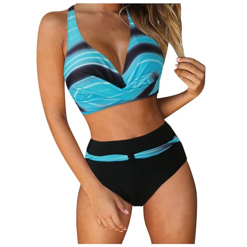 Bikini Damen Set Bauch Weg Bauchweg Swimsuits 2 Teilig Push Up Bikinis Mollige Frauen Sexy Bustier Bademode mit Bügel Curvy Badeanzug Zweiteiler High Waist Bikini-Sets Große Brüste Sport Badeanzüge Bikini Damen Set Bauch Weg Bauchweg Swimsuits 2 Teilig Push Up Bikinis Mollige Frauen Sexy Bustier Bademode mit Bügel Curvy Badeanzug Zweiteiler High Waist Bikini-Sets Große Brüste Sport Badeanzüge von Generisch