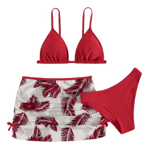 Bikini Mädchen 3 Stück Bikini Sets Sommer Badeanzüge für Mädchen Bikinis Top mit Triangel Bikinihose und Rock Rüschen Tankini Badeanzug Surfen Badebekleidung Hawaii Schwimmanzug für 6-18 Jahre Bikini Mädchen 3 Stück Bikini Sets Sommer Badeanzüge für Mädchen Bikinis Top mit Triangel Bikinihose und Rock Rüschen Tankini Badeanzug Surfen Badebekleidung Hawaii Schwimmanzug für 6-18 Jahre von Generisch
