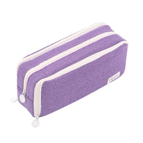 Bleistiftbeutel-Organizer, Federmäppchen mit großer Kapazität,Großer Stifthalter-Organizer mit 3 Fächern - Bleistifthalter für Schulbriefpapier, Haftnotizen, Marker, Radiergummis Bleistiftbeutel-Organizer, Federmäppchen mit großer Kapazität,Großer Stifthalter-Organizer mit 3 Fächern - Bleistifthalter für Schulbriefpapier, Haftnotizen, Marker, Radiergummis von Generisch