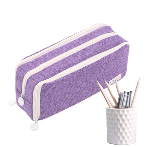 Bleistiftbeutel-Organizer, Federmäppchen mit großer Kapazität | Stift-Organizer-Beutel mit 3 Fächern,Bleistifthalter für Schulbriefpapier, Haftnotizen, Marker, Radiergummis Bleistiftbeutel-Organizer, Federmäppchen mit großer Kapazität | Stift-Organizer-Beutel mit 3 Fächern,Bleistifthalter für Schulbriefpapier, Haftnotizen, Marker, Radiergummis von Generisch