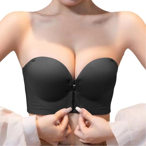 Trägerloser BH Push Up Bandeau Top Ohne Träger Sport Rutschfestes Bralette Seamless Bra Nahtloser Tubetop Glatt Komfort Bügellos Bustier Trägerloser BH Push Up Bandeau Top Ohne Träger Sport Rutschfestes Bralette Seamless Bra Nahtloser Tubetop Glatt Komfort Bügellos Bustier von Generisch