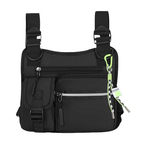 Brusttasche Für Herren - Leichter Wander- Und Kletterrucksack | Multifunktionales Leichtes Vest Mit 3D-Schnitt & Mehreren Taschen Für Outdoor, Fitness, Wandern Und Sport Brusttasche Für Herren - Leichter Wander- Und Kletterrucksack | Multifunktionales Leichtes Vest Mit 3D-Schnitt & Mehreren Taschen Für Outdoor, Fitness, Wandern Und Sport von Generisch