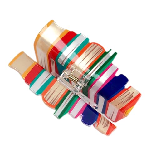 Buchhaarclip | Buch geformte Acrylhaarklauenklammern | Hhair Clips Strong Hold | Leichtes Hhair -Zubehör | Süße Haarbarrettes | Fügt Ihrer eine künstlerische Note für dünne Haare hinzu Buchhaarclip | Buch geformte Acrylhaarklauenklammern | Hhair Clips Strong Hold | Leichtes Hhair -Zubehör | Süße Haarbarrettes | Fügt Ihrer eine künstlerische Note für dünne Haare hinzu von Generisch