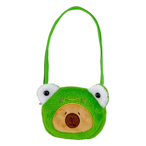 Capybara Umhängetasche, Capybara Plüschtasche | Diagonale Stofftier-Geldbörse - Plüsch-Cartoon-Tasche mit diagonaler Schulter, niedliche Plüschtasche, 15 cm, lustige Geldbörse für Kinder und Erwachsen Capybara Umhängetasche, Capybara Plüschtasche | Diagonale Stofftier-Geldbörse - Plüsch-Cartoon-Tasche mit diagonaler Schulter, niedliche Plüschtasche, 15 cm, lustige Geldbörse für Kinder und Erwachsen von Generisch