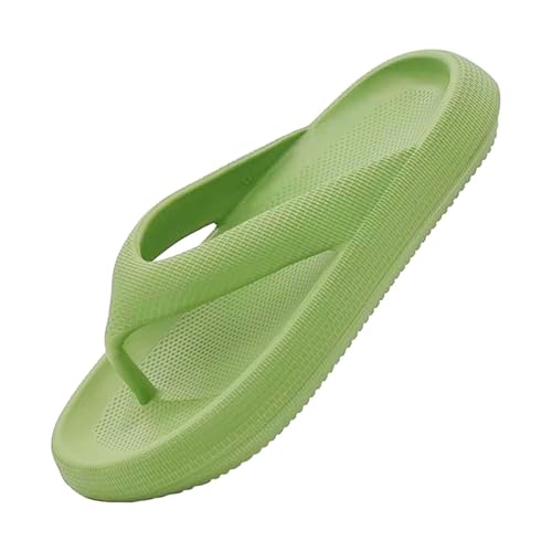 Cloud Sliders Damen Herren, rutschfeste Flip Flops Frauen Hausschuhe, Weiche Slides Hausschuhe, Dicke Sohle Schaumstoff Sliders Badezimmer Dusche Sandalen für Sommer, grün, 41 EU Cloud Sliders Damen Herren, rutschfeste Flip Flops Frauen Hausschuhe, Weiche Slides Hausschuhe, Dicke Sohle Schaumstoff Sliders Badezimmer Dusche Sandalen für Sommer, grün, 41 EU von Generisch