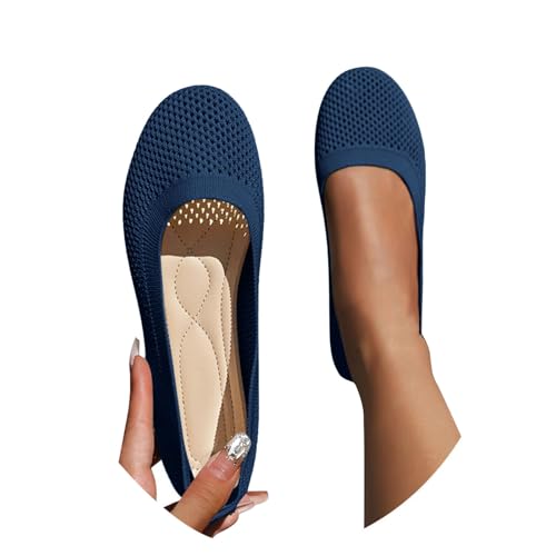 Damen Ballerinas Flach - Superweich & Bequem, Slip On Ballerina Schuhe für Spaziergänge, Niedriger Keilabsatz, Brautschuhe Elegant Dirndl, Sportlich & Tanzschuhe, Barfuss Schuhe Damen Ballerinas Flach - Superweich & Bequem, Slip On Ballerina Schuhe für Spaziergänge, Niedriger Keilabsatz, Brautschuhe Elegant Dirndl, Sportlich & Tanzschuhe, Barfuss Schuhe von Generisch