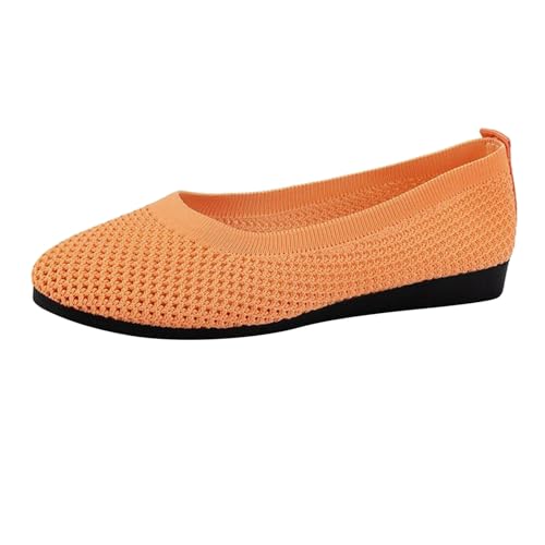 Damen Ballerinas Slip On Schuhe rutschfest Flach Stricken Sneaker Bequem Sommer Elegant Runde Zehe Sportlich Flat Schuhe Tanzschuhe Frauen für Komfort Bequeme Ballerinas Damen Damen Ballerinas Slip On Schuhe rutschfest Flach Stricken Sneaker Bequem Sommer Elegant Runde Zehe Sportlich Flat Schuhe Tanzschuhe Frauen für Komfort Bequeme Ballerinas Damen von Generisch