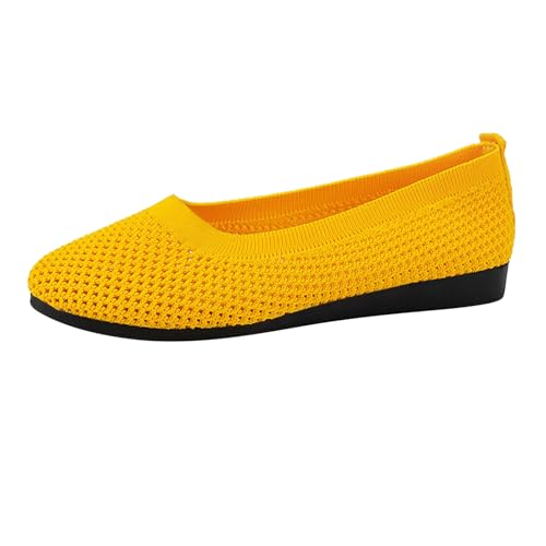 Damen Ballerinas Slip On Schuhe rutschfest Flach Stricken Sneaker Bequem Sommer Elegant Runde Zehe Sportlich Flat Schuhe Tanzschuhe Frauen Damen Ballerinas Slip On Schuhe rutschfest Flach Stricken Sneaker Bequem Sommer Elegant Runde Zehe Sportlich Flat Schuhe Tanzschuhe Frauen von Generisch