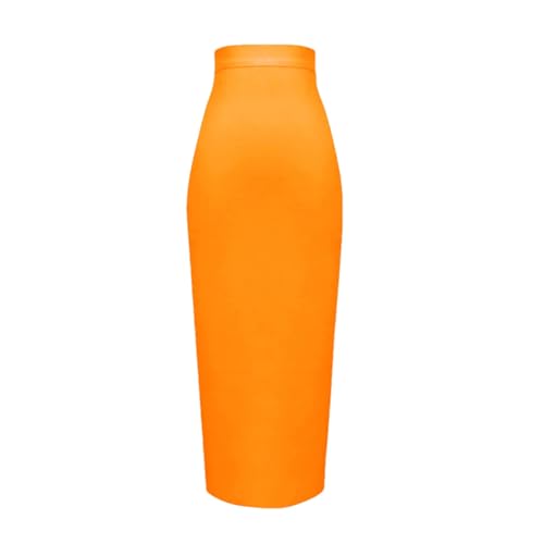 Damen-Bleistiftrock, sexy, elastisch, elegant, einfarbig, H666-Orange, 34 Damen-Bleistiftrock, sexy, elastisch, elegant, einfarbig, H666-Orange, 34 von Generisch