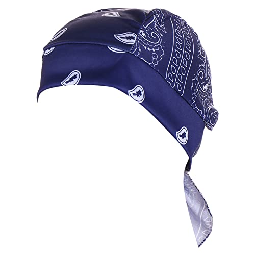 Damen-Haarband, Pullover, Hut, mehrfarbig, Cashewnuss-Druck, Hut, Damen-Haarband (Marineblau, Einheitsgröße) von Generisch