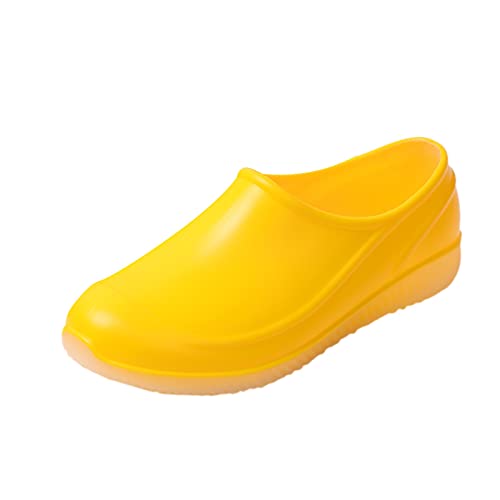 Damen Herren Wasserdicht Gummistiefel mit Rutschfest Sohle Arbeitsschuhe Hallenschuhe Gummistiefel Gummi Flache rutschfest Sohle Regenstiefel Minimalistische Slipper Badeschlappen Strand Schlappen Damen Herren Wasserdicht Gummistiefel mit Rutschfest Sohle Arbeitsschuhe Hallenschuhe Gummistiefel Gummi Flache rutschfest Sohle Regenstiefel Minimalistische Slipper Badeschlappen Strand Schlappen von Generisch