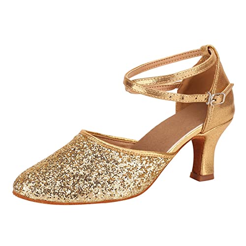 Damen High Heels, atmungsaktiv, Freizeit, Tanzen, Outdoor-Schuhe, Sandalen, High Heels, Pumps, Kleid, High Heels, Stilettos, Hochzeit, Party, Arbeit Pumps, gold, 38 EU Damen High Heels, atmungsaktiv, Freizeit, Tanzen, Outdoor-Schuhe, Sandalen, High Heels, Pumps, Kleid, High Heels, Stilettos, Hochzeit, Party, Arbeit Pumps, gold, 38 EU von Generisch