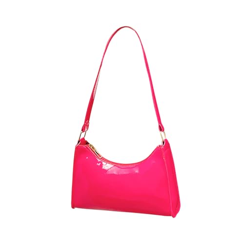 Damen Kunstleder Tote Bag Quadratische Tasche Satchel Geldbörse Handtaschen Damen Schultertasche Crossbody Taschen über die Schulter Taschen für Frauen, hot pink, Einheitsgröße Damen Kunstleder Tote Bag Quadratische Tasche Satchel Geldbörse Handtaschen Damen Schultertasche Crossbody Taschen über die Schulter Taschen für Frauen, hot pink, Einheitsgröße von Generisch