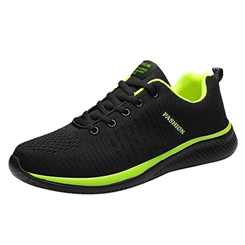 Damen-Laufschuhe, Fitnessstudio, Tennis, Turnschuhe, Turnschuhe, Damen-Schlupfschuhe, Sportschuhe, leichtes Netzgewebe, atmungsaktiv, grün, 39.5 EU von Generisch