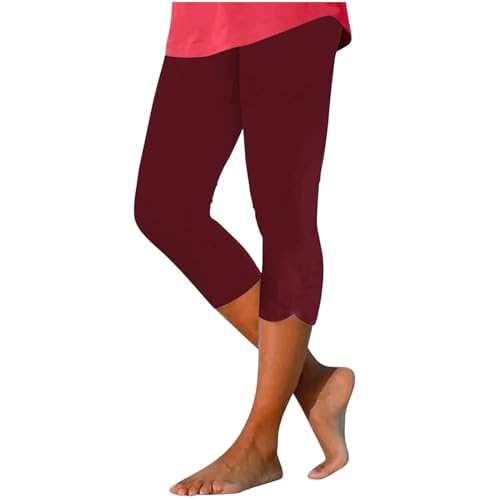 Damen Leggings 3/4 Capri Legging Baumwolle Capri Sportleggings Blickdicht Sporthose Sexy Bauchweg Gymnastikhose Übergröße Mit Spitze Leggings Elastische Taille Yoga Hose Casual Slim Fit Laufhose Damen Leggings 3/4 Capri Legging Baumwolle Capri Sportleggings Blickdicht Sporthose Sexy Bauchweg Gymnastikhose Übergröße Mit Spitze Leggings Elastische Taille Yoga Hose Casual Slim Fit Laufhose von Generisch
