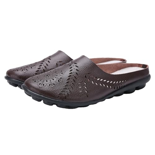 Damen-Loafer, lässig, Wanderschuhe, volle Hohle, Hausschuhe, Freizeitschuhe, Slipper, Pantoletten, flach, coffee, 39 EU Damen-Loafer, lässig, Wanderschuhe, volle Hohle, Hausschuhe, Freizeitschuhe, Slipper, Pantoletten, flach, coffee, 39 EU von Generisch