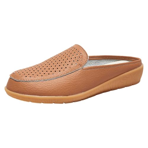 Damen-Mokassin-Schuhe, lässige flache Schuhe, grobe Absätze, kurze Lederstiefel, Stiefel, High Heels, Stiefel, Reißverschluss, schwarz, Arbeitsschuhe, modisch, bequem, Walking-Laufschuhe, braun, 37 EU Damen-Mokassin-Schuhe, lässige flache Schuhe, grobe Absätze, kurze Lederstiefel, Stiefel, High Heels, Stiefel, Reißverschluss, schwarz, Arbeitsschuhe, modisch, bequem, Walking-Laufschuhe, braun, 37 EU von Generisch
